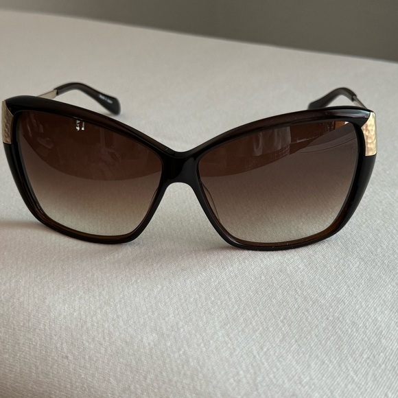 OLIVER PEOPLES TWENTY YEARS ESP Skyla Brown & Gold Women's Sunglasses 62-12-131 - Picture 2 of 11